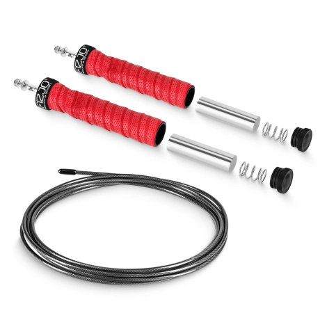 Skakanka bokserska z obciążeniem 3 m czerwona