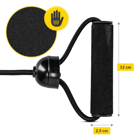 Twister obrotowy z linkami MINI szary