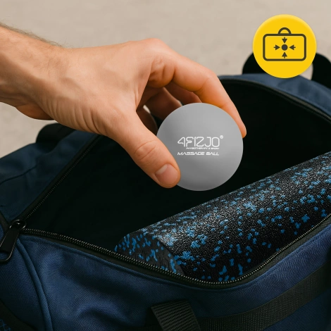 Piłka do masażu Lacrosse Massage Ball szara