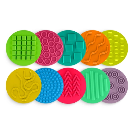 Dyski sensoryczne dla dzieci do zabawy 25 cm zestaw 10 sztuk