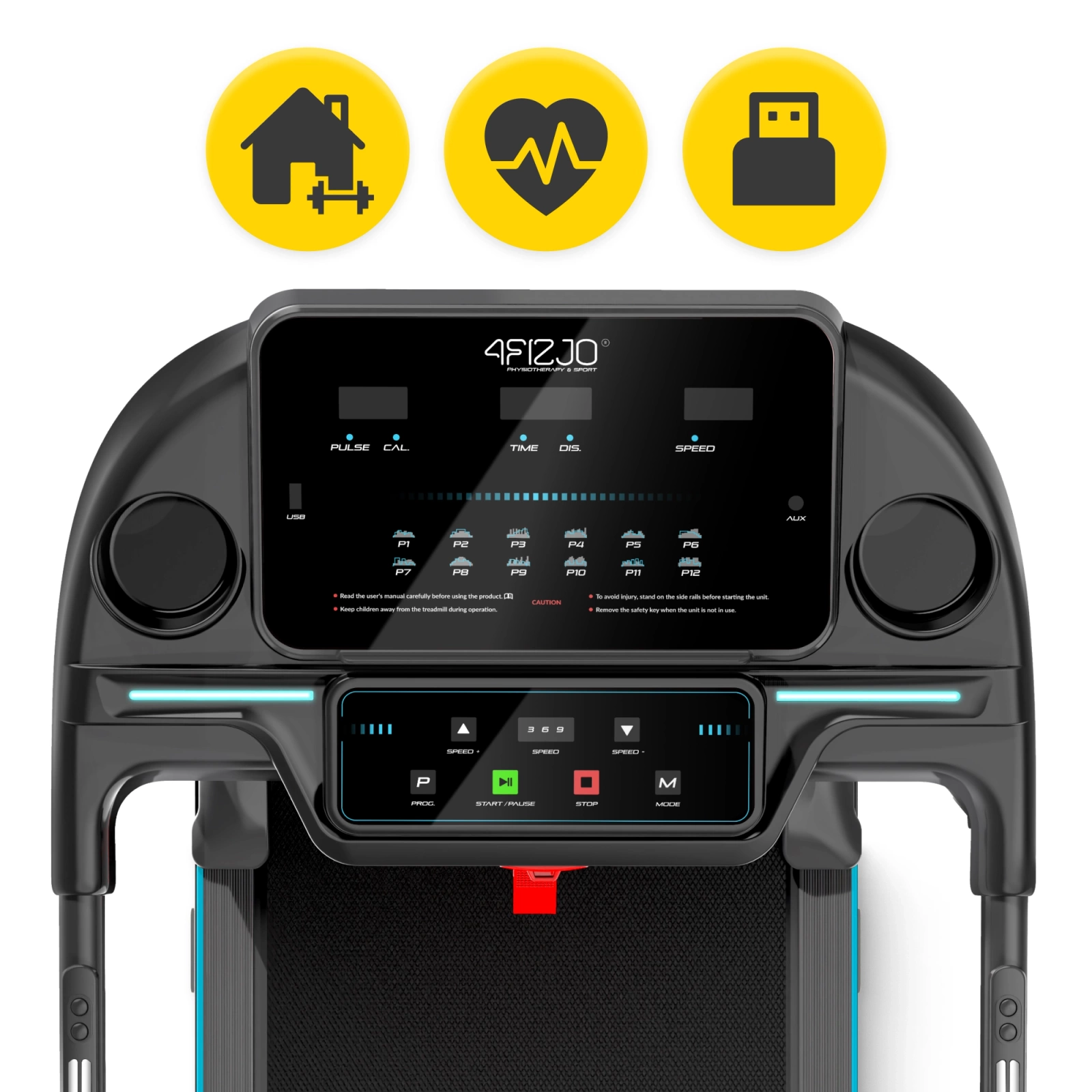 Elektryczna bieżnia domowa składana MY-SPEED