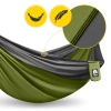 Hamak turystyczny dwuosobowy Mountain Goat szaro-zielony