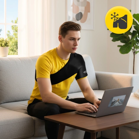 Elastyczny kompres żelowy na bark ciepło-zimno