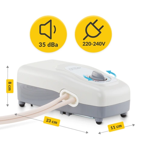 Materac przeciwodleżynowy MED z pompą