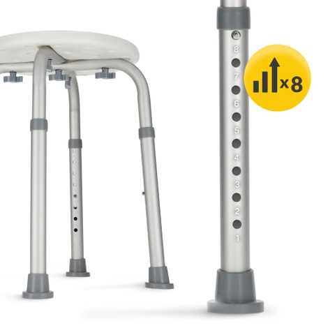 Taboret stołek pod prysznic okrągły