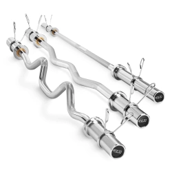 Zestaw olimpijski 3 sztangi - różne długości