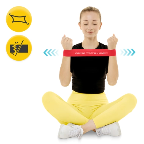 Guma oporowa do ćwiczeń MINI POWER BAND 0,4 mm