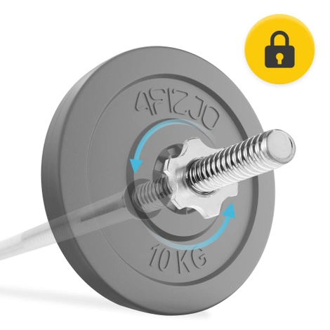 Gryf prosty z zaciskami 180 cm - 6,8 kg