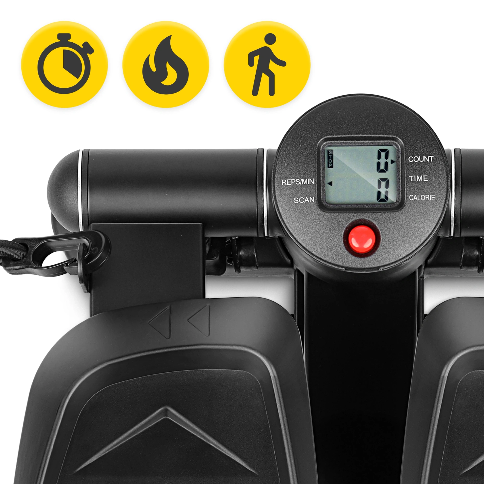 Stepper skretny z ekspanderami do cwiczen