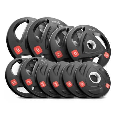 Zestaw olimpijski - obciążenie 80 kg + sztanga