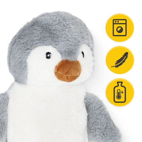 Termofor pluszowy w pokrowcu PINGWIN 0,75 litra