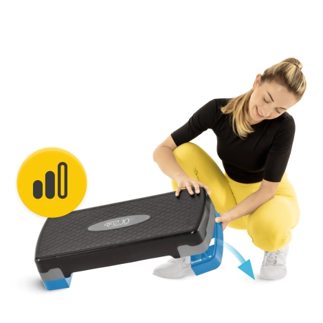 Stepper do aerobiku Standard 2-stopnie niebieski