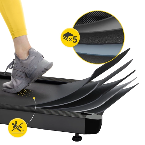 Elektryczna bieżnia domowa pod biurko TM PURE