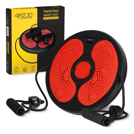 Twister obrotowy z linkami MINI czerwony