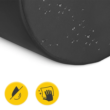 Wałek rehabilitacyjny kształtka do masażu 60 x 20 cm czarna