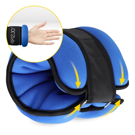 Obciążniki na kostki i nadgarstki 2 x 3 kg