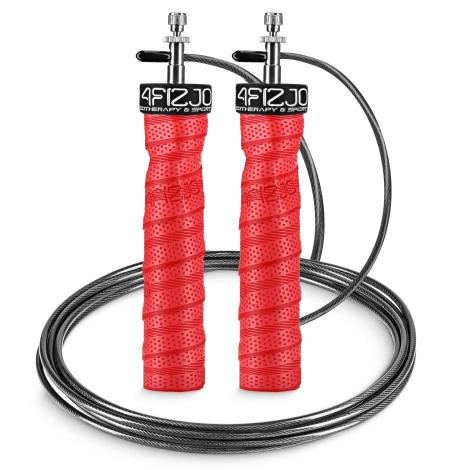 Skakanka bokserska z obciążeniem 3 m czerwona