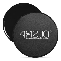 Dyski poślizgowe do ćwiczeń SLIDE 2 szt. czarne