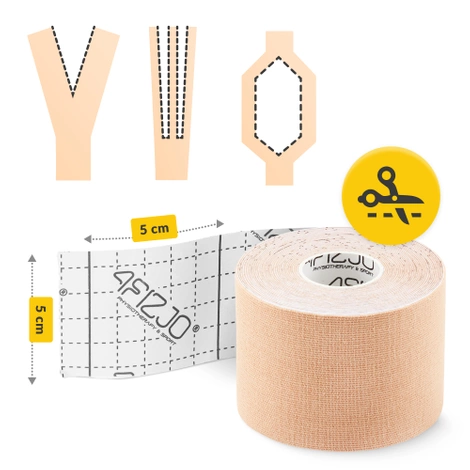 Taśma do kinesiotapingu 5 cm x 5 m