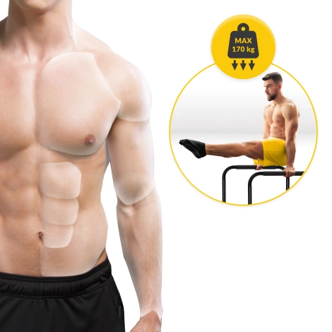 Poręcze treningowe do dipów stacjonarne