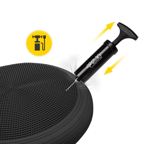 Poduszka sensomotoryczna MED+ 60 cm czarna