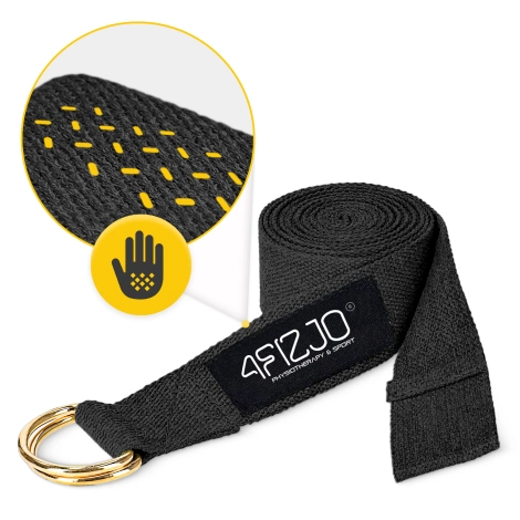 Pasek do jogi czarny