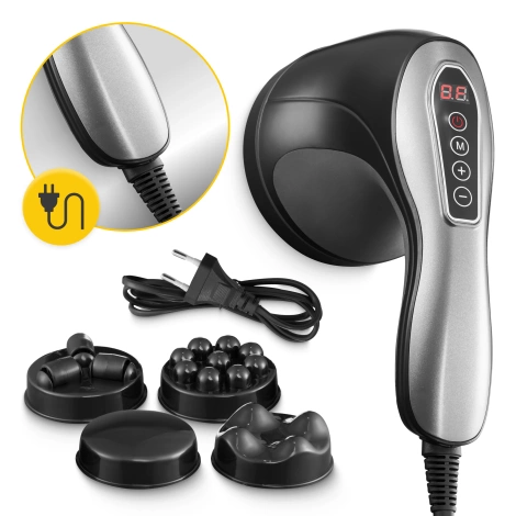 Ręczny masażer antycellulitowy czarny