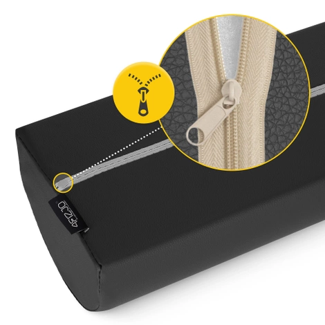 Półwałek do rehabilitacji i masażu czarny