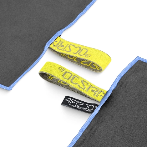 Ręcznik szybkoschnący z mikrofibry 130 x 75 cm szary