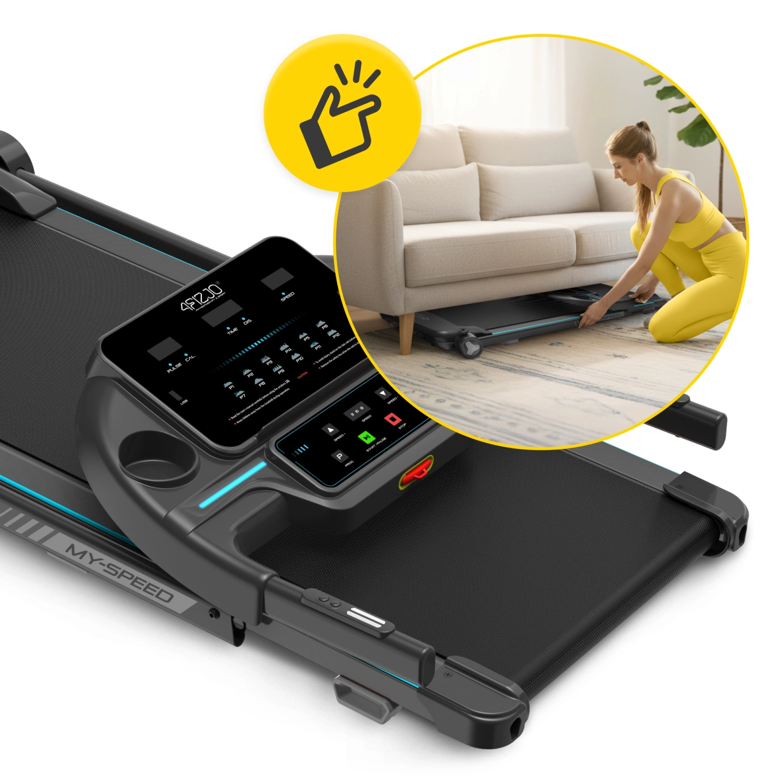 Elektryczna bieżnia domowa składana MY-SPEED