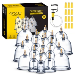 Bańki chińskie bezogniowe próżniowe 24 szt.