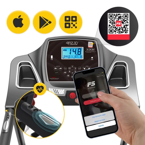 Elektryczna bieżnia domowa regulowana TM FALCO S