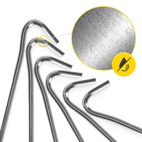 Zestaw stalowych śledzi do namiotu 20 szt.