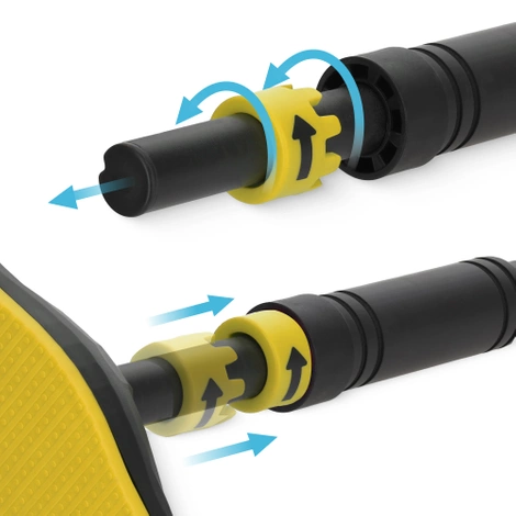 Drążek do podciągania rozporowy ULTRA żółty