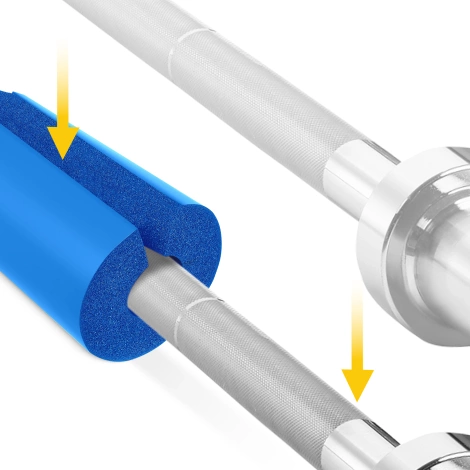 Ochraniacz na gryf sztangę niebieski