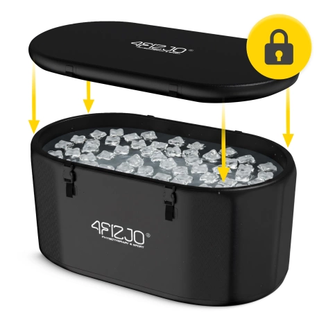 Dmuchana wanna lodowa do morsowania drop-stitch owalna