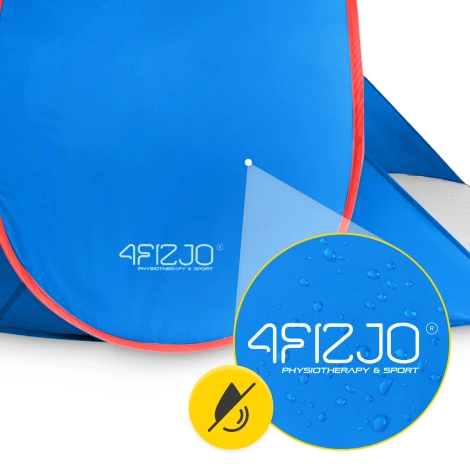 Namiot plażowy samorozkładający niebiesko-czerwony