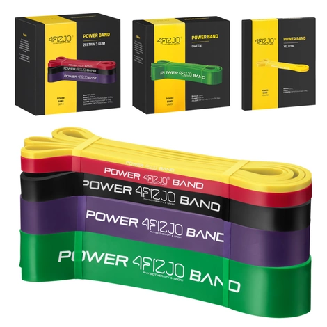 Zestaw 5 gum POWER BAND 4FIZJO