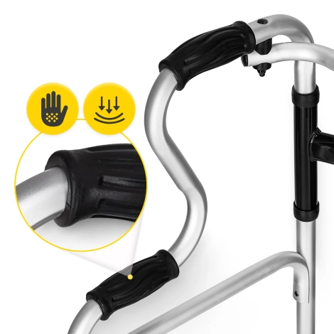 Balkonik aluminiowy dwufunkcyjny z kółkami