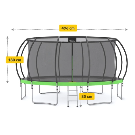 Trampolina ogrodowa dla dzieci PRO 496 cm 16FT