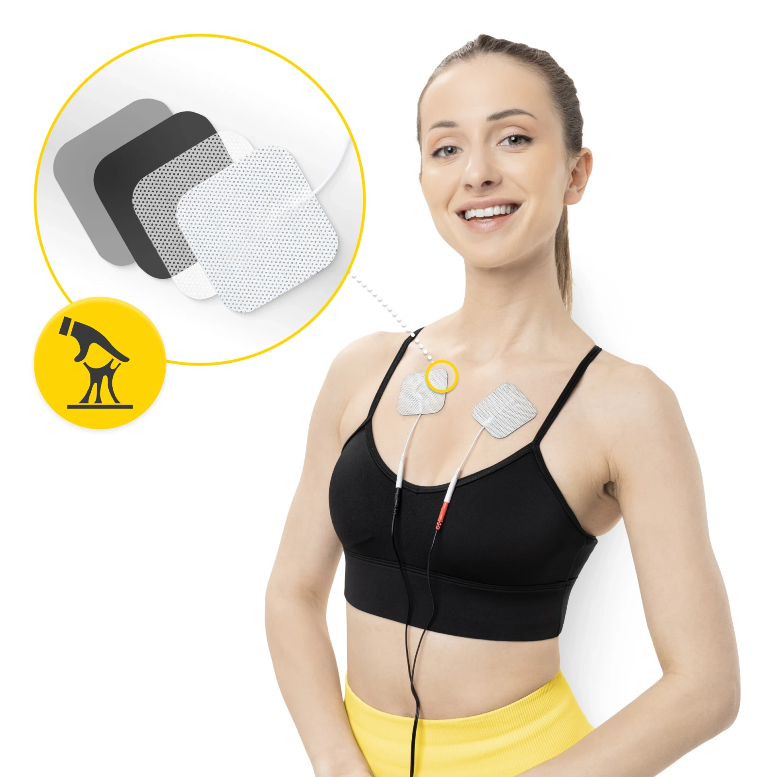 Gelové elektrody pro elektrostimulaci