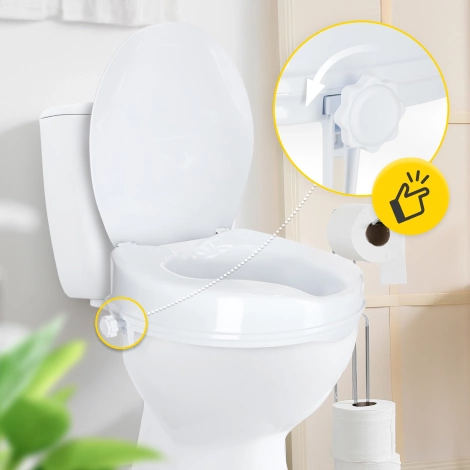 Nasadka toaletowa podwyższająca 10 cm