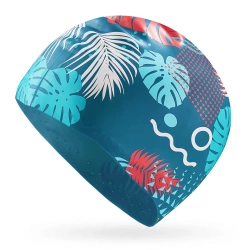 Czepek na basen damski TSUNAMI LEAFS