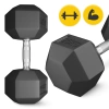 Hantel stalowy HEX 1 x 25 kg