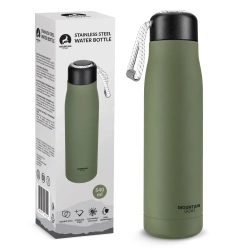 Butelka termiczna z paskiem 540 ml zielona