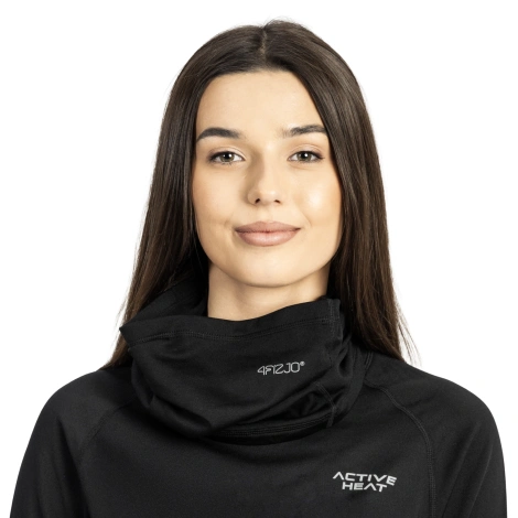 Komin termiczny na szyję unisex - czarny