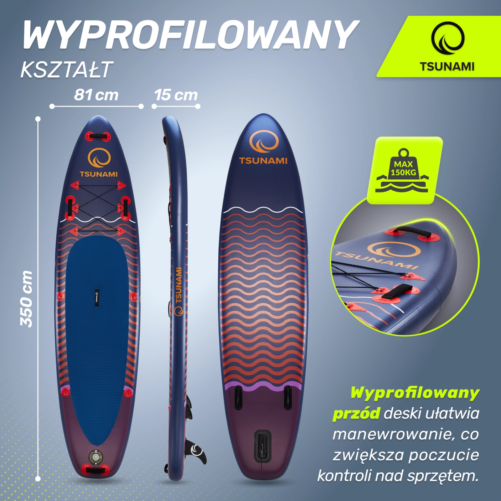 pompowana deska do plywania sup