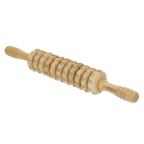 Drewniany wałek do masażu ciała duży