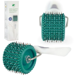 Wałek wieloigłowy do masażu twarzy Lyapko 3,5 bez niklu zielony