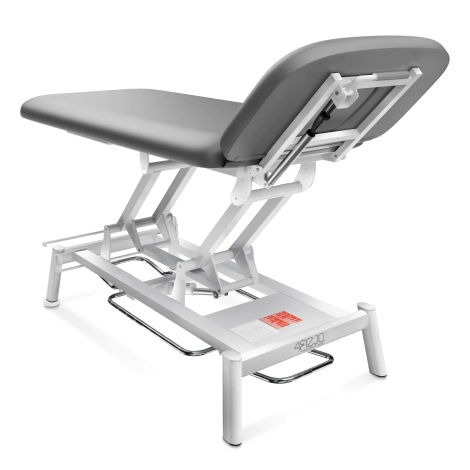 Stół do masażu i rehabilitacji elektryczny PURE szary